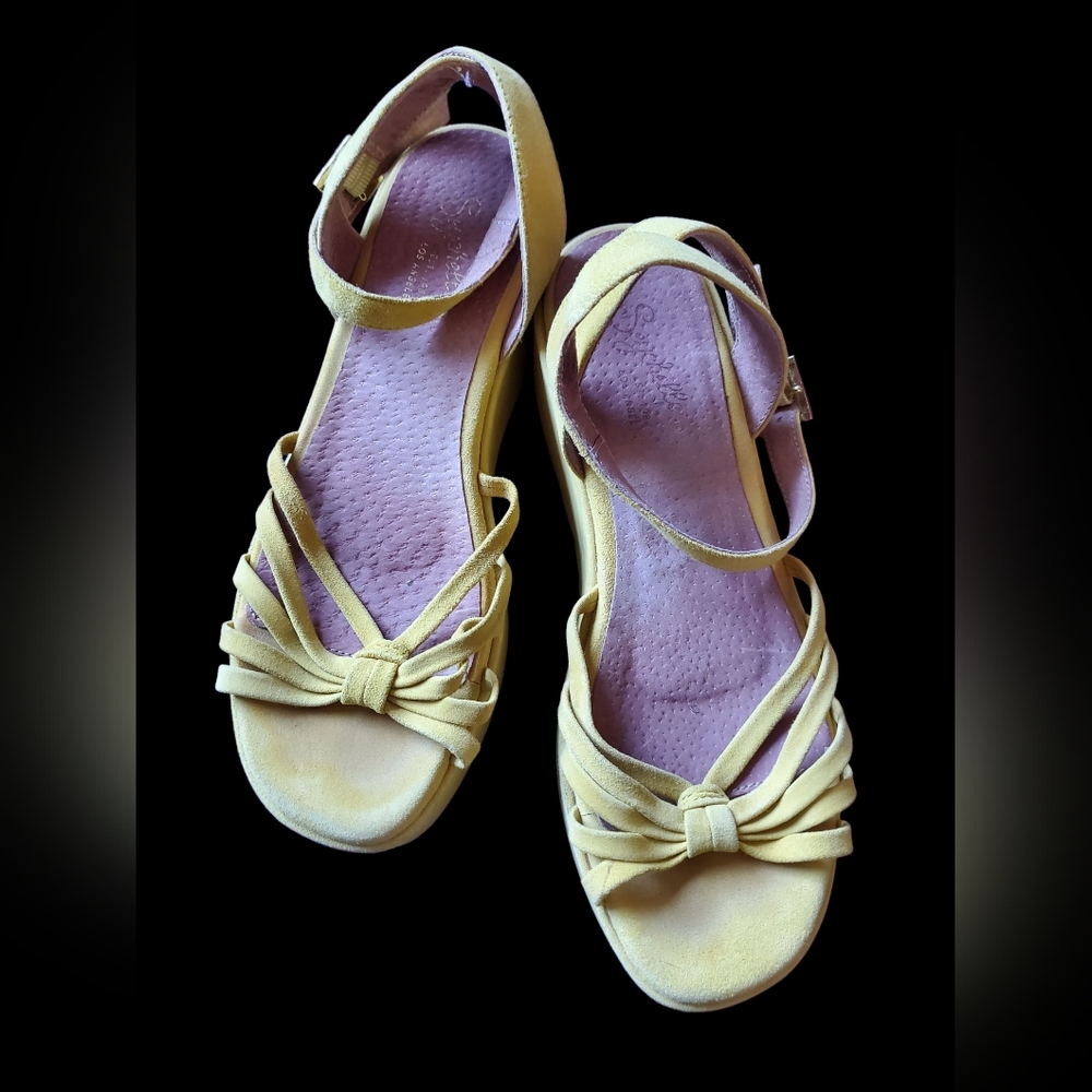 Seychelles Yellow Strappy Sandals
